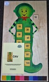 Črv, Didaktični Pripomoček Za Učenje Poštevanke In Orientacijo V številski Vrsti Do100