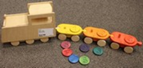 Mavrični številčni Vlak